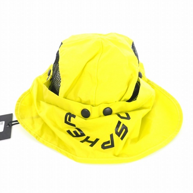 MARCELO BURLON(マルセロブロン)のマルセロバーロン アトモスフィア メッシュ 5‐パネル キャップ 帽子 黄 メンズの帽子(キャップ)の商品写真