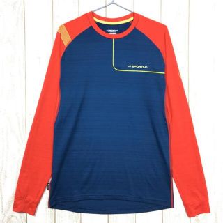 スポルティバ(LA SPORTIVA)のMENs M  スポルティバ ツアー ロングスリーブ クルー Tour Long Sleeve Crew Tシャツ SPORTIVA L13 ネイビー系(その他)