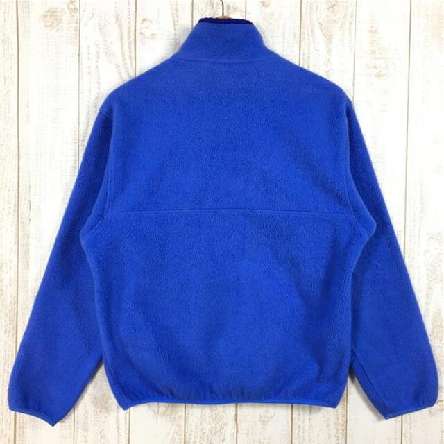 MENs S パタゴニア 1991 シンチラ スナップT プルオーバー SYNCHILLA SNAP-T PULLOVER ブライトブルー アメリカ製  フリース ジャケット 希少カラー ビンテージ 入手困難 PATAGONIA 25530 Bright Blue ブルー系