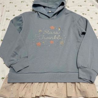 シマムラ(しまむら)のしまむら　裏起毛　フード付きトレーナー　150cm(Tシャツ/カットソー)