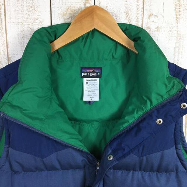 MENs M パタゴニア スリングショット ダウン ベスト SLINGSHOT DOWN VEST 入手困難 雑誌『2nd』表紙掲載モデル  PATAGONIA 27571 ネイビー系