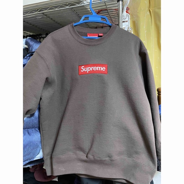 Supreme box logo クルーネック - arturnogueira.sp.gov.br