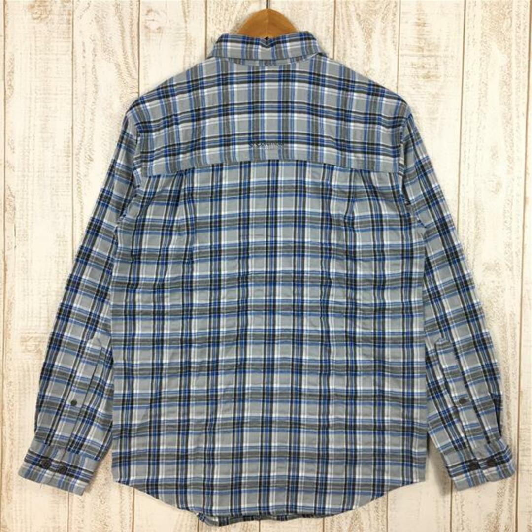 Columbia(コロンビア)のMENs S  コロンビア フリック クリーク シャツ Flick Creek Shirt ロングスリーブ タイタニウム Titanium COLUMBIA PM7648 ブルー系 メンズのメンズ その他(その他)の商品写真