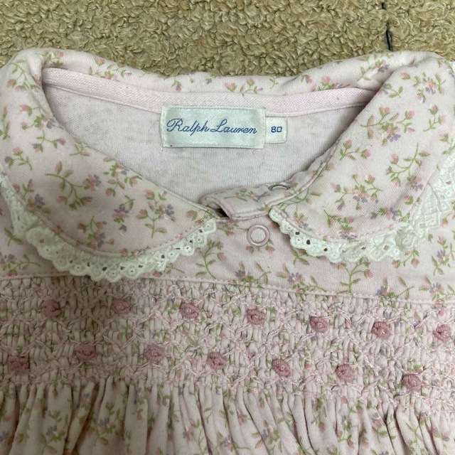 Ralph Lauren(ラルフローレン)のラルフローレン 80cm 女の子　ベビー キッズ/ベビー/マタニティのベビー服(~85cm)(カバーオール)の商品写真