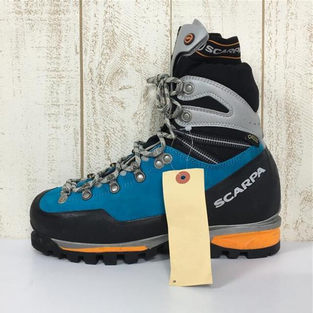 SCARPA(スカルパ)のWOMENs 24.3cm  スカルパ モンブラン プロ ゴアテックス ウーマン Mont Blanc Pro Gtx wmn 冬期向け マウンテニアリングブーツ SCARPA SC23190 ターコイズ ブルー系 レディースのファッション小物(その他)の商品写真