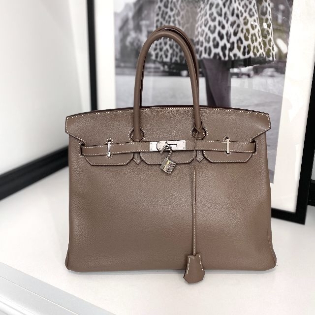 専門ショップ HERMES 美品 - Hermes エルメス エトゥープ トリヨン
