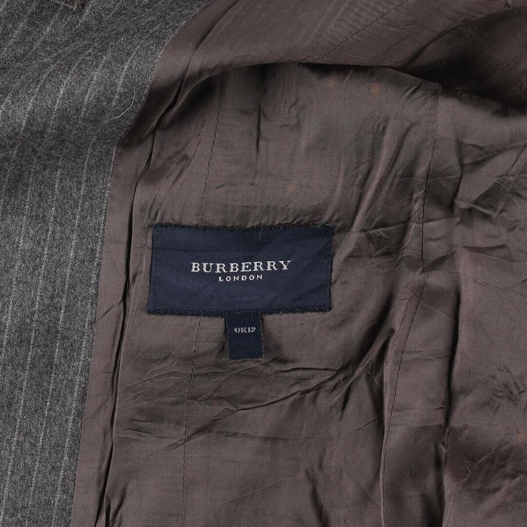 BURBERRY(バーバリー)の古着 バーバリー Burberry's ピンストライプ ウール テーラードジャケット イタリア製 レディースM /eaa304799 レディースのジャケット/アウター(テーラードジャケット)の商品写真