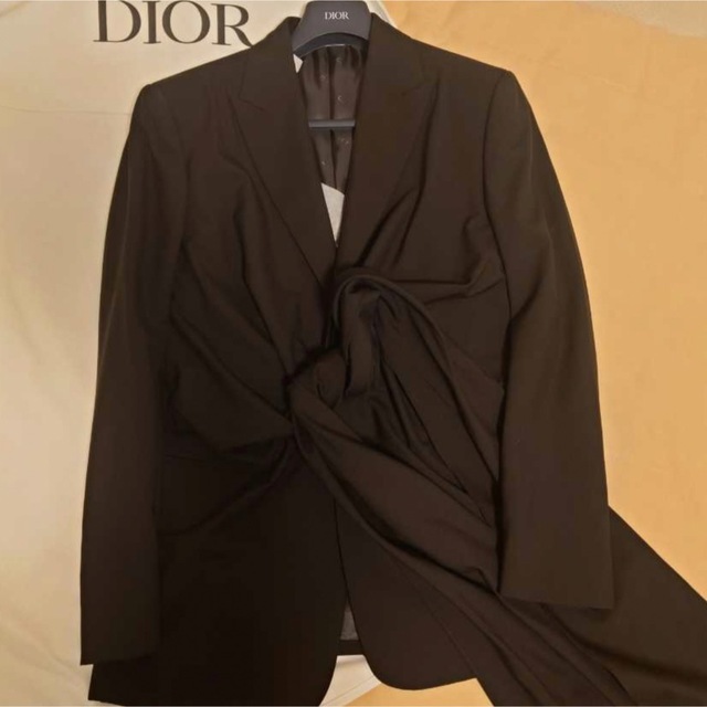 新作 DIOR Winter 22 ロングタイテーラードジャケット