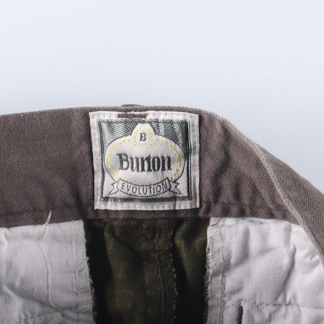 BURTON(バートン)の古着 Burton ツータック チノ 七分丈パンツ レディースM /eaa306486 レディースのパンツ(その他)の商品写真