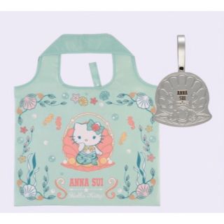 アナスイ(ANNA SUI)の台湾限定ANNA SUIサンリオコラボ合皮ポーチ付エコバッグ　人魚キティver(エコバッグ)