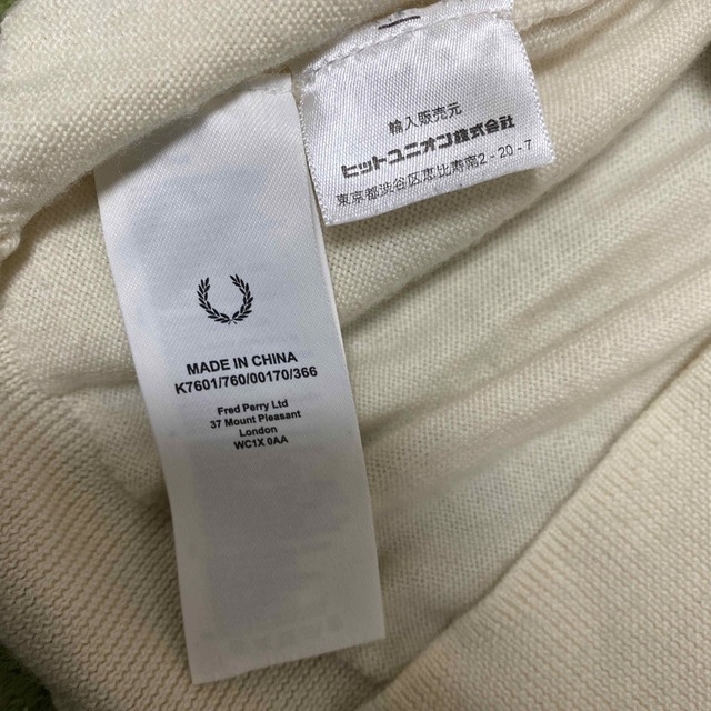 FRED PERRY(フレッドペリー)のFRED PERRY フレッドペリー　 メンズのトップス(ニット/セーター)の商品写真