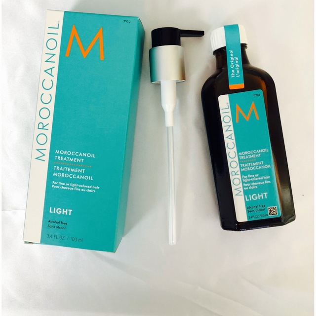 Moroccan oil(モロッカンオイル)の【新品】♪モロッカンオイル トリートメント　ライト100ml コスメ/美容のヘアケア/スタイリング(オイル/美容液)の商品写真