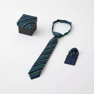 ユナイテッドアローズグリーンレーベルリラクシング(UNITED ARROWS green label relaxing)のGLR ネクタイチーフセット/ ストライプ M(ドレス/フォーマル)