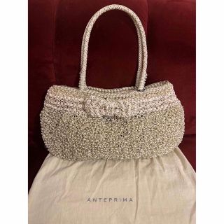 ANTEPRIMA - ANTEPRIMA トートバッグ PVC サテン ベージュ + ... ANTEPRIMA トートバッグ PVC サテン ベージュ +フィオッコ