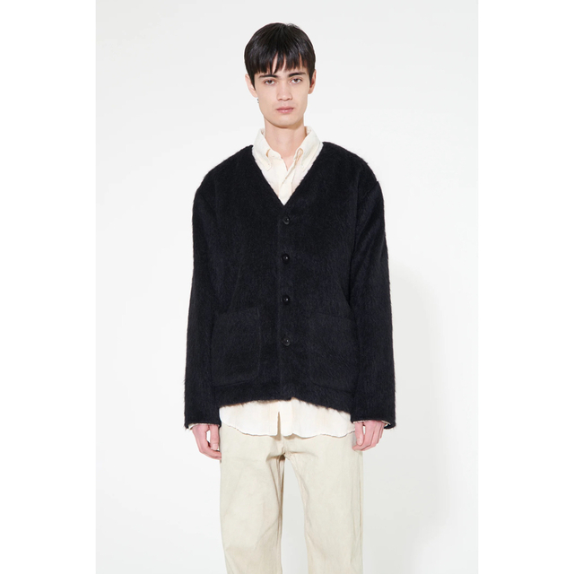 OUR LEGACY black mohair cardigan