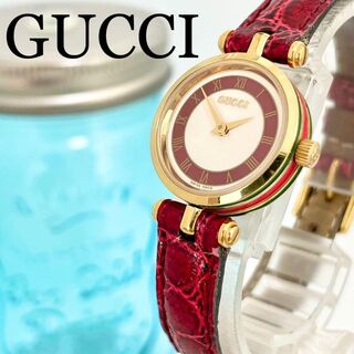 グッチ 腕時計(レディース)（レッド/赤色系）の通販 100点以上 | Gucci