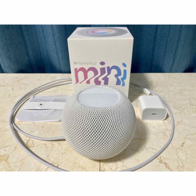 オーディオ 【美品】HomePod ホワイト2020年購入 れあります