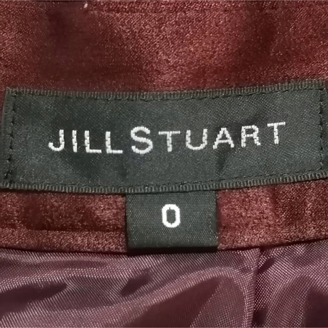 JILLSTUART(ジルスチュアート)のJILL STUART ジルスチュアート フレアスカート 膝下 ベロア調 S  レディースのスカート(ひざ丈スカート)の商品写真