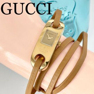 Gucci - 446 GUCCI グッチ時計 レディース腕時計 ゴールド ベージュ