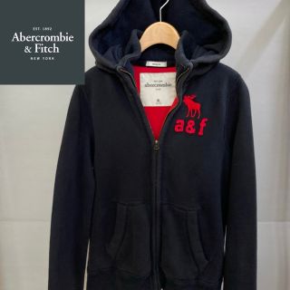 アバクロ(Abercrombie&Fitch) パーカー(メンズ)（レッド/赤色系）の ...