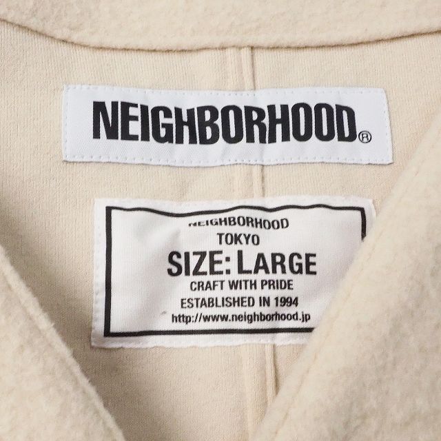 【NEIGHBORHOOD】L/18AW/ナッピングフリース/ノーカラー JKT