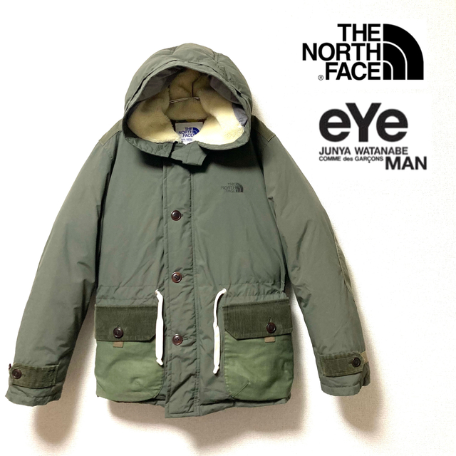 THE NORTH FACE - 【激レア】ノースフェイス× コムデギャルソンジュンヤワタナベ　ダウン　コラボ　M
