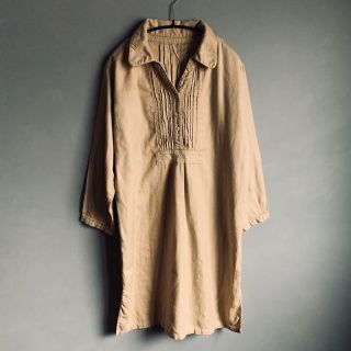 ネストローブ(nest Robe)のnest robe フレンチワーク ヴィンテージスモックドレス ネストローブ(ロングワンピース/マキシワンピース)