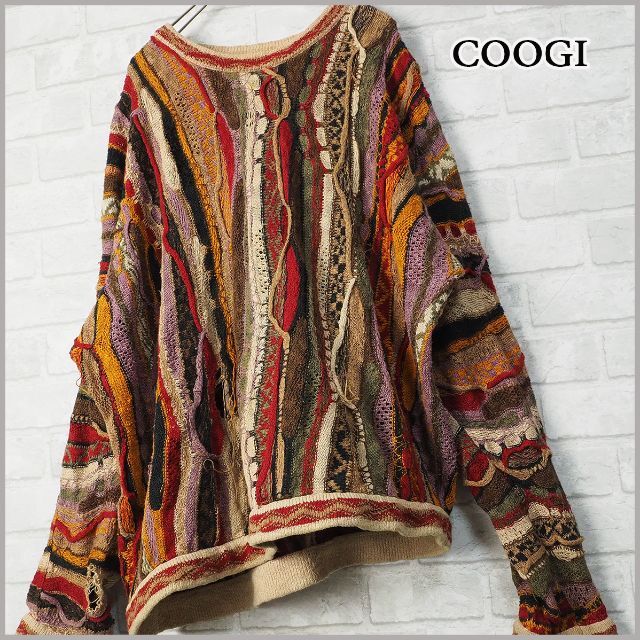 coogi】vintage/CLASSCライン/リネンコットン/3D ニット ファッション ...