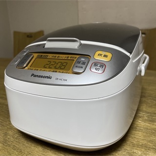 パナソニック(Panasonic)のパナソニック1.0L 0.5～5.5合 IHジャー炊飯器 SR-HC104(炊飯器)