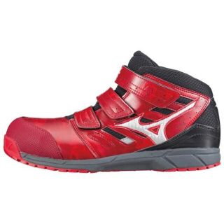 ミズノ(MIZUNO)のミズノ　安全靴　作業靴　オールマイティLS MID 27cmレッド(ブーツ)