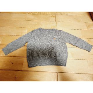 ベビーギャップ(babyGAP)のbaby　Gap　グレー　セーター　ワンポイント　サイズ　12-18month(ニット/セーター)