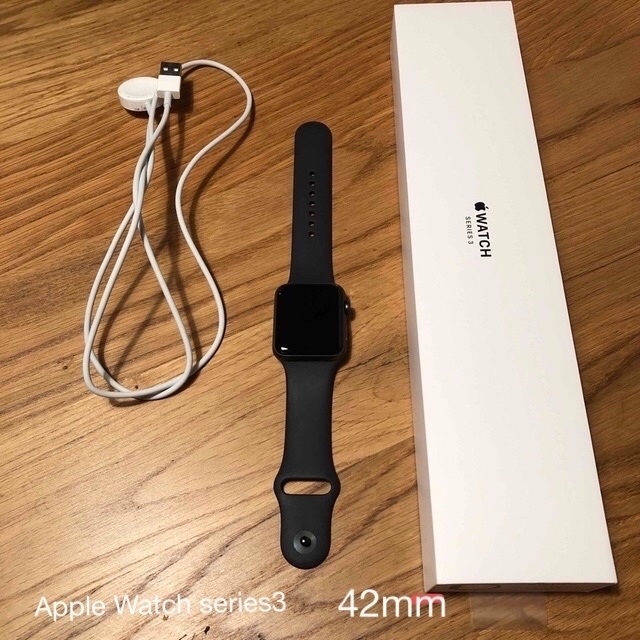 Apple Watch(アップルウォッチ)のAPPLE WATCH series3 42mm メンズの時計(腕時計(デジタル))の商品写真