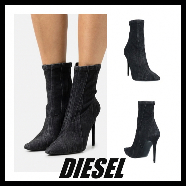 DIESEL デニムショートブーツ 最新情報 7040円 www.gold-and-wood.com