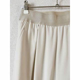 DEUXIEME CLASSE - ドゥーズィエムクラス WOOL/VI タック パンツ WHT