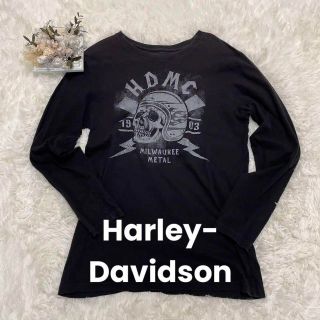 ハーレーダビッドソン(Harley Davidson)のハーレー　ハーレーダビットソン　長袖Tシャツ(Tシャツ/カットソー(七分/長袖))