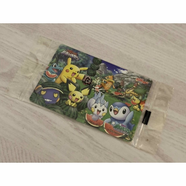 ケロッグおまけ 2009年 ポケモンカード ポッチャマ エンタメ/ホビーのアニメグッズ(カード)の商品写真