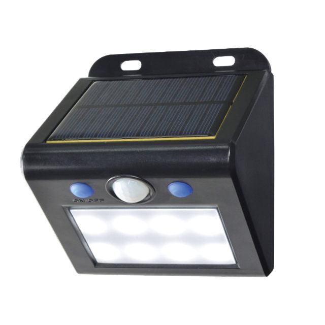 エルパ (ELPA) LEDセンサーウォールライト (小/白色/ソーラー式/防水