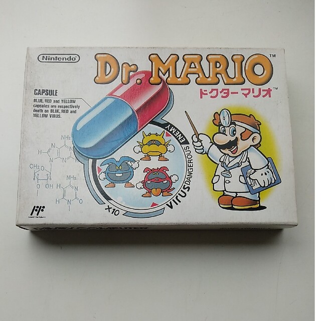 Dr.MARIO ドクターマリオ 外箱 ファミコンソフト FC | フリマアプリ ラクマ