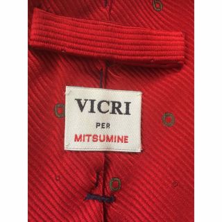 ミツミネ(Mitsumine)のVICRI肉厚極上ネクタイ 赤レッド(ネクタイ)