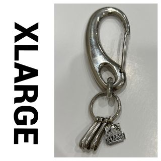 エクストララージ(XLARGE)のXLARGE エクストララージ キーホルダー カラビナ キーチャーム シルバー(キーホルダー)