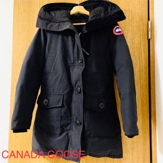 カナダグース(CANADA GOOSE)のCANADA GOOSE カナダグース サイズS/P ブロンテパーカー　ブラック(ダウンジャケット)