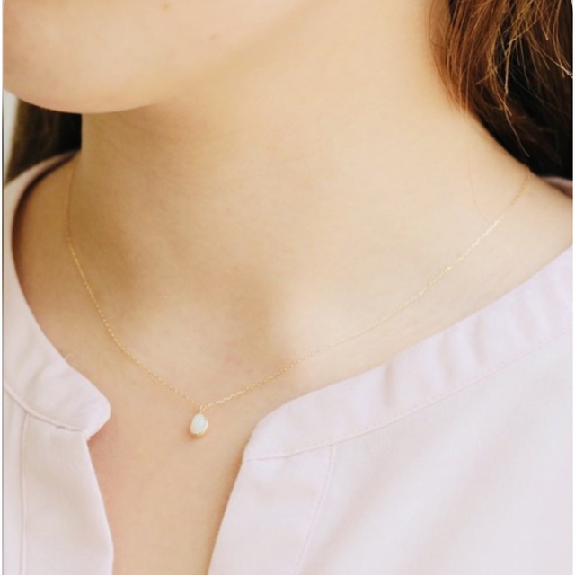 エバニュー □現行品【Jewel closet by L&Co】K10オパールネックレス