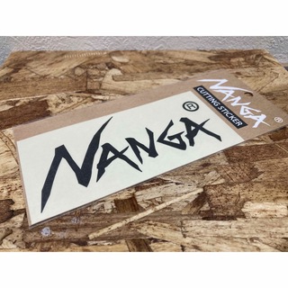 ナンガ(NANGA)の正規品 ナンガ NANGA ステッカー XS 黒 ブラック 転写(その他)