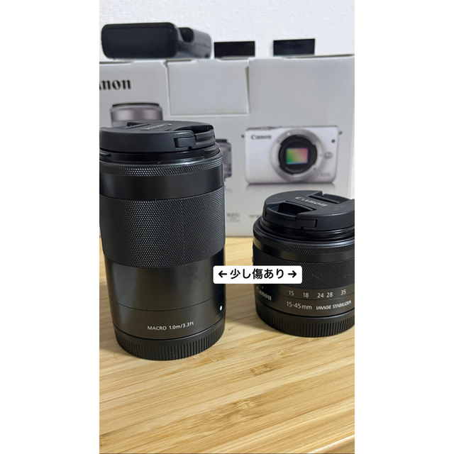 Canon(キヤノン)のCanon  EOS M10 Wズームキット BK 黒 スマホ/家電/カメラのカメラ(ミラーレス一眼)の商品写真