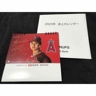 非売品　大谷翔平選手　エンジェルス　卓上カレンダー　2023(カレンダー/スケジュール)