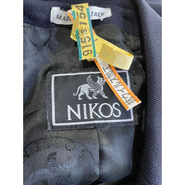 NIKOS(ニコス)のNIKOS ニコス　ジャケット　スーツ　ロング　大きいサイズ　上質　ネイビー メンズのスーツ(スーツジャケット)の商品写真