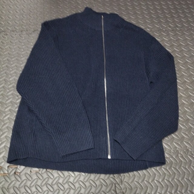 GU(ジーユー)のフルジップニットブルゾン メンズのジャケット/アウター(ブルゾン)の商品写真
