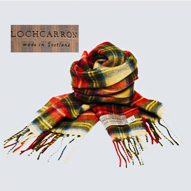 Lochcarron of scotland ロキャロン ラムズウール100％-