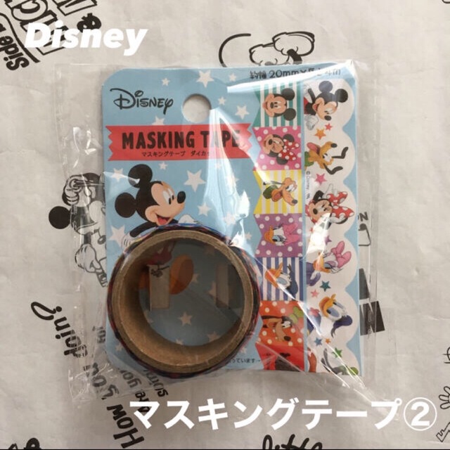 Disney(ディズニー)の【新品！】Disney Mickey & friends マスキングテープ② インテリア/住まい/日用品の文房具(テープ/マスキングテープ)の商品写真