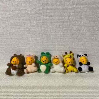 クマノプーサン(くまのプーさん)のくまのプーさん(Disney STORE) チェーンぬいぐるみ【6体セット】(キャラクターグッズ)